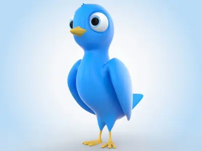 Blue Bird 3D model