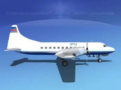 Convair CV-580 IFL Group 3D model