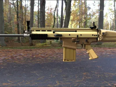 FN SCAR 17S NRCH 3D model