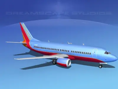 Boeing 737-300 Southwest Airlines 1 3D model