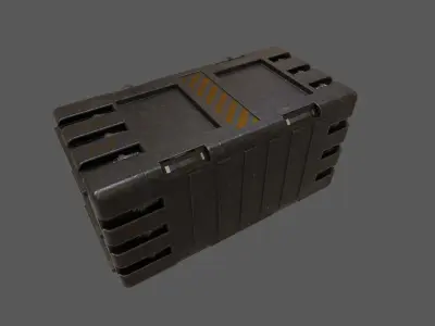 Sci-Fi Crete Low-poly 3D model