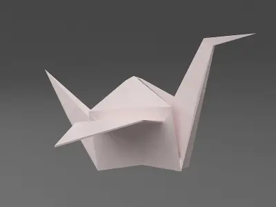 Origami Birds 3D model