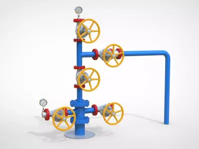 Bore system 3D model
