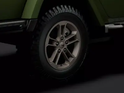 Jeep Gladiator 75th Anniversary 2018 wheel 3D model