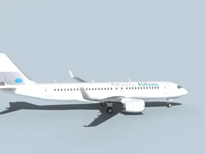 Bombardier CS100 Odyssey 3D model