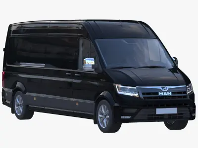 MAN in Black  3D model