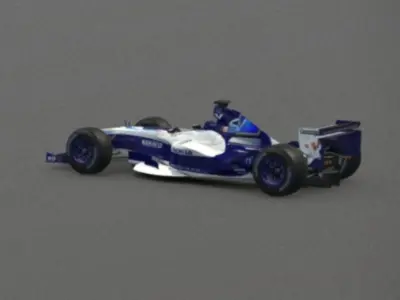 F-1 Race car Free 3D model