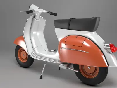 Vespa 150 1960 Scooter 3D model