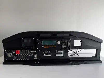 Flight Simulator Cockpit for Logitech Saitek Panels TobiiTracker 3D print model