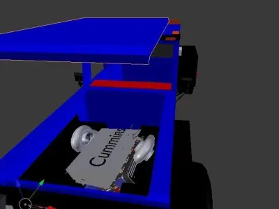 1993 Dodge Ram W350 Crew Cab Long Bed Free 3D model