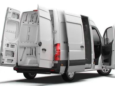 Mercedes Benz Sprinter L1H2 FWD HQ Interior 2025 3D model