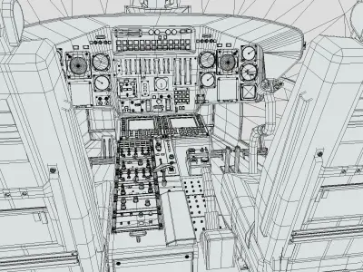 MH-65 Dolphin 3D model