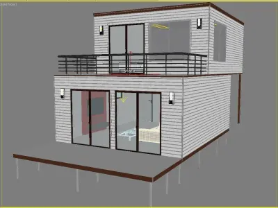 Private House 60m2 3D model