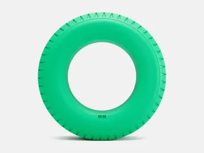 15x8 Dunlop CR65 700L Tire 3D print model