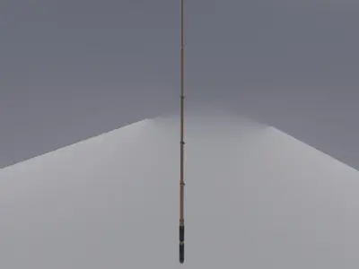 Fishing Rod Game Ready Free low-poly 3D model