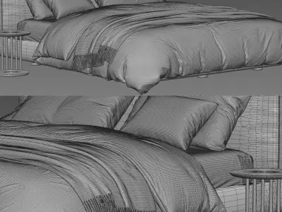 Richard Bed 3D model