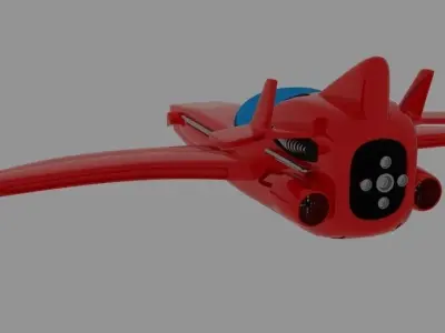 Spacehoop airplane 3D model