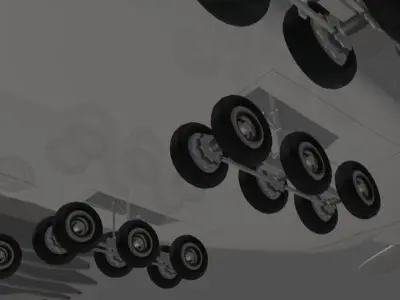 Most real AIRBUS A 380 - airplane 3d model 3D model