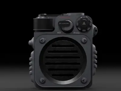 Sci Fi Gass Can Model Low Poly Game Ready Low-poly 3D model