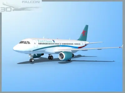 Falcon3D A319 First Choise Airways 3D model