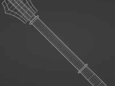  Steel Club Mace - Blunt Weapon Free low-poly 3D model