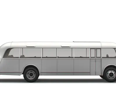 Generic Old Bus 3D model