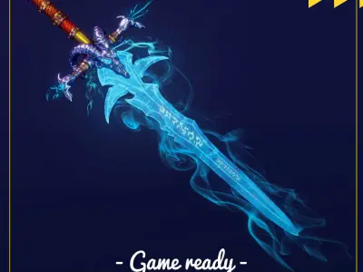 Frostmourne Sword 3D model