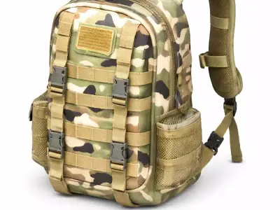 Military Tactical Backpack Outdoor Combat Gear Bag 06 3D model