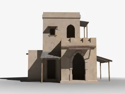 Arab x20 Low-poly 3D model