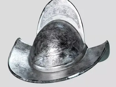 Spanish Morion Helmet 3D model