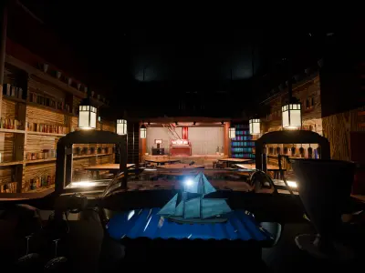 An Adventure Club Low-poly 3D model