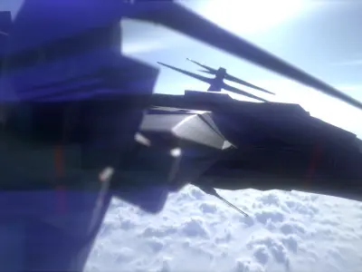 VTOL V48 - Night Eagle Free 3D model