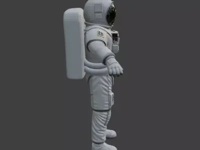 High Poly Astronaut Spacesuit Cinematic Detail 4K PBR Textures 3D model get