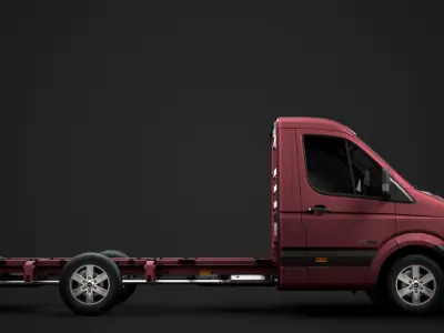 Hyundai H350 Chassis Single Cab LWB 2020 3D model