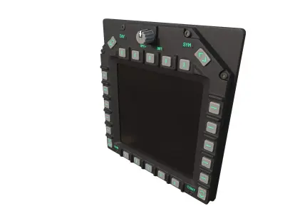 Multi Function Display MFD 3D model
