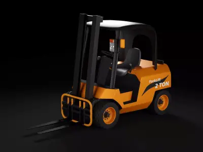 Concept Forklift for Commercial use 3D model