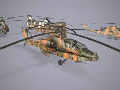 Japan Ground Self Defense Force Helicopters Collection 
