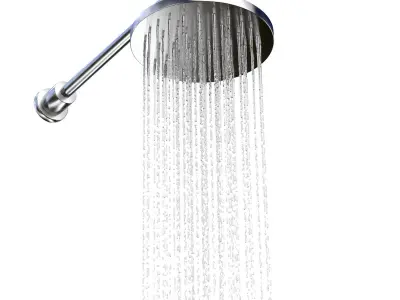 Wall Mounted Shower Head 3D model