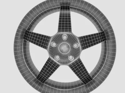 hamann hm2 car tire 3D model