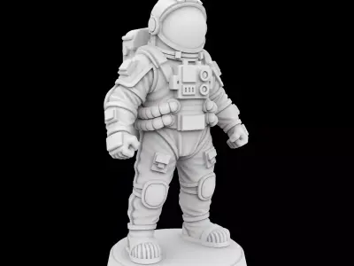Astronaut Miniature 3D Print Model 3D print model