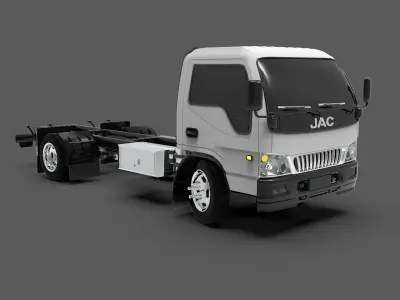 JAC 1045 Truck Free low-poly 3D model