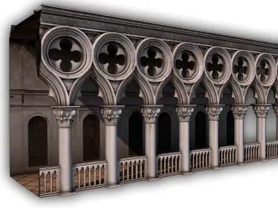 Venice Doge Palace 03 3D model