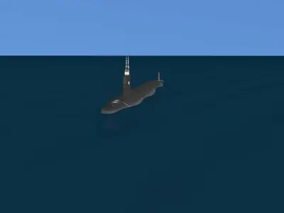 Virginia Class SSN 791 USS Delaware 3D model