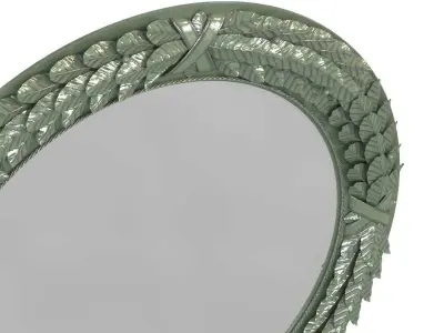 Richard Taylor designs BAY LEAF MIRROR CIRCULAR 3D model