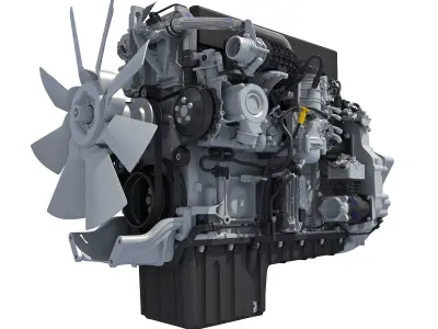 Detroit Truck Engine 3D model