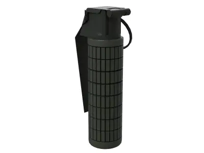 Stun Grenade 02 - Low Poly Game Ready Low-poly 3D model