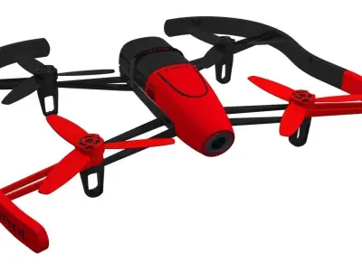 Parrot Bebop Drone 3D Model 3D model