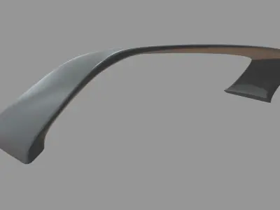 Car Spoiler Toyota Supra Low-poly 3D model