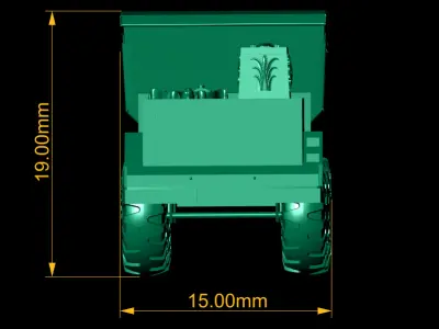 Military Vehicle Truck 3D print model