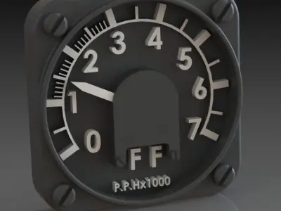 GAUGES SERIES for dash 3D print model